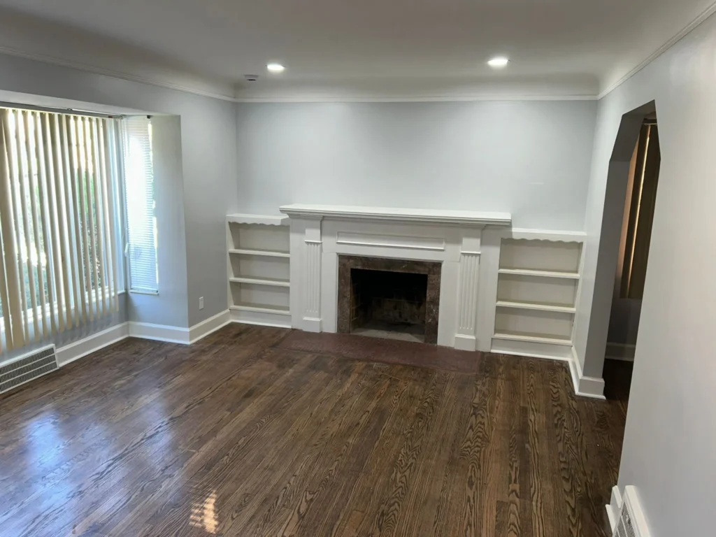 Modern interior of a Metro Detroit rental showing tenant-ready condition